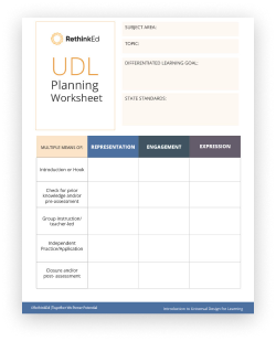 Planning Worksheet Graphic