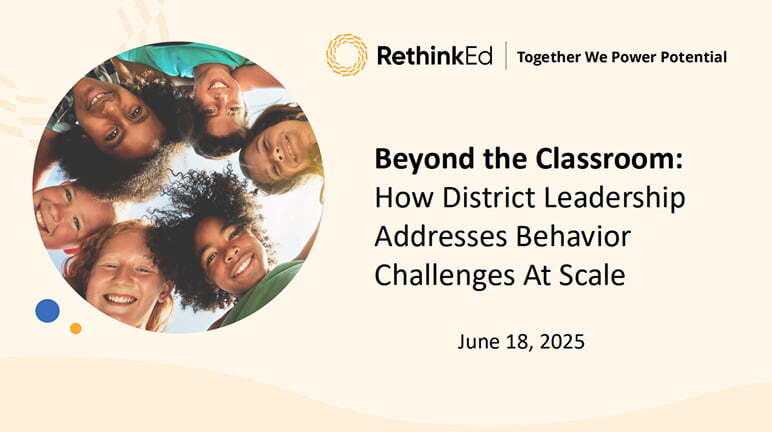 Cover of webinar Resources file for RethinkEd 'Beyond the Classroom'